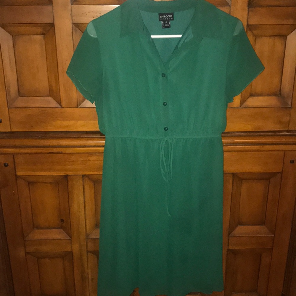 Green dress